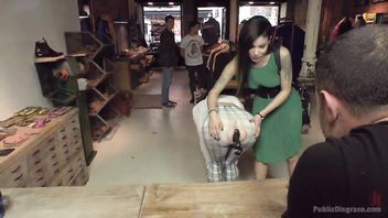 Babe is mistress slutty piggy and she needs to receive public punishment